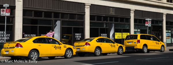 Photography by Marc Moles le Bailly - Colors - Yellow Cabs